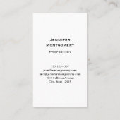 Carte De Visite Beau coucher de soleil sur un lac de Calme (Dos)