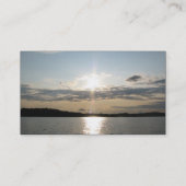 Carte De Visite Beau coucher du soleil (Dos)