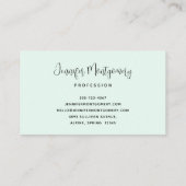 Carte De Visite Beau gâteau de fête de Glam brillant (Dos)