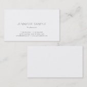 Carte De Visite Beau luxe simple professionnel de conception (Devant / Derrière)