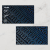 Carte De Visite Beau motif de bande de roulement de pneu (Devant / Derrière)