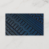 Carte De Visite Beau motif de bande de roulement de pneu (Dos)