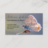 Carte De Visite Beau papillon avec citation motivante (Dos)