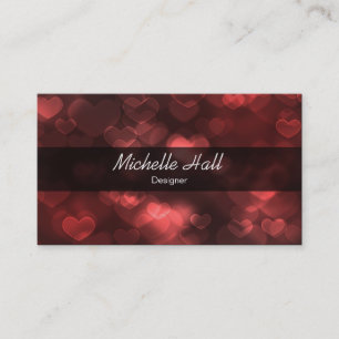 Carte De Visite Beau rouge