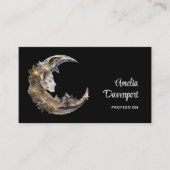 Carte De Visite Beau visage dans la lune (Devant)