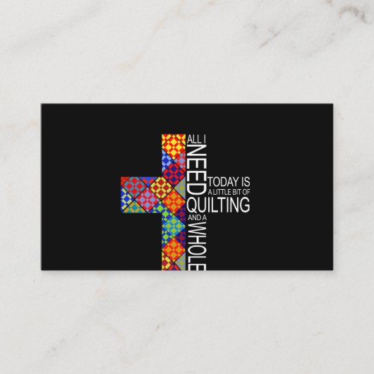 Carte De Visite Beaucoup De Jésus Et De Crochet À Coudre (Devant)