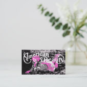 Carte De Visite beauté américaine (Debout devant)