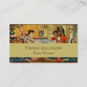 Carte De Visite Beauté Beast Classic Fairy Tale Caractères