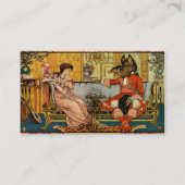 Carte De Visite Beauté Beast Classic Fairy Tale Caractères (Dos)