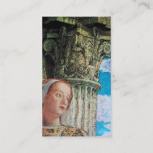 Carte De Visite BEAUTÉ CLASSIQUE ANTIQUE COLONNE Archéologue Purpl (Dos)