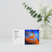 Carte De Visite Beauté d'arc-en-ciel (Debout devant)