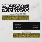 Carte De Visite beauté de coiffeur de spa de salon (Devant / Derrière)