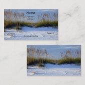 Carte De Visite Beauté de plage (Devant / Derrière)