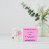 Carte De Visite Beauté de Salon Éditable Esthétique Faciale (Debout devant)