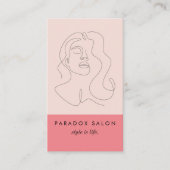 Carte De Visite Beauté des blocs de couleurs (Devant)