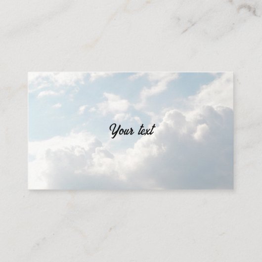 Carte De Visite Beauté des cheveux longs (Dos)