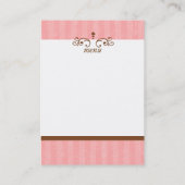 Carte De Visite Beauté du gâteau (Dos)