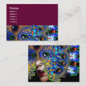 Carte De Visite Beauté EPHÉMÉRALE, Mode, Cosmétique, Artiste maqui (Devant / Derrière)