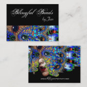 Carte De Visite Beauté EPHÉMÉRALE, Mode, Cosmétique, Artiste maqui (Devant / Derrière)