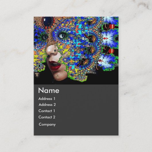 Carte De Visite Beauté EPHÉMÉRALE, Mode, Cosmétique, Artiste maqui (Devant)