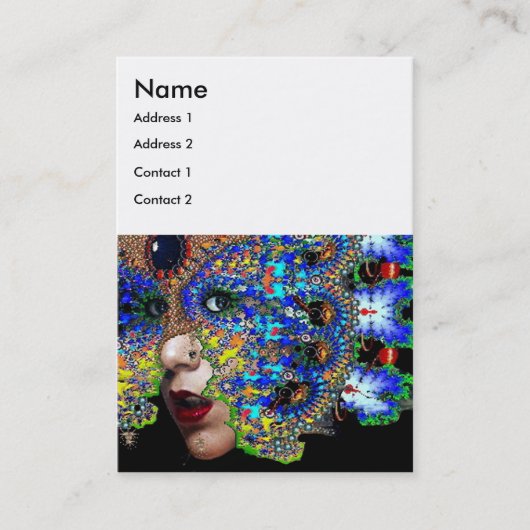 Carte De Visite Beauté EPHÉMÉRALE, Mode, Cosmétique, Artiste maqui (Devant)