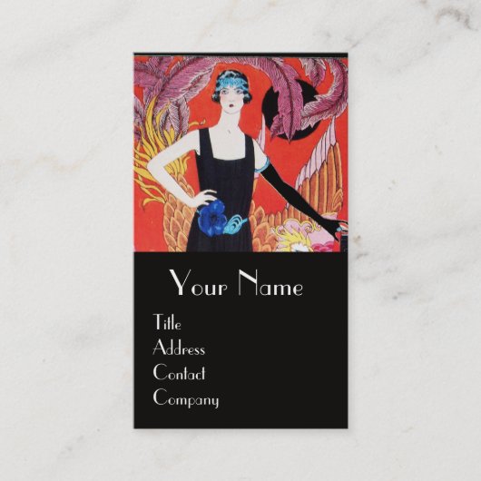 CARTE DE VISITE BEAUTÉ ET PHOENIX, DESIGNER MODE COMPOSÉ ARTISTE (Devant)