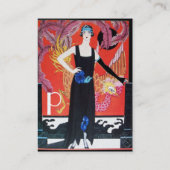 CARTE DE VISITE BEAUTÉ ET PHOENIX, DESIGNER MODE COMPOSÉ ARTISTE (Dos)