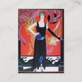 CARTE DE VISITE BEAUTÉ ET PHOENIX, DESIGNER MODE COMPOSÉ ARTISTE (Dos)