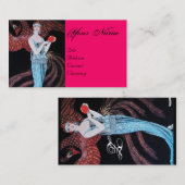 CARTE DE VISITE BEAUTÉ ET PHOENIX, DESIGNER MODE COMPOSÉ ARTISTE (Devant / Derrière)