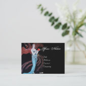 CARTE DE VISITE BEAUTÉ ET PHOENIX, DESIGNER MODE COMPOSÉ ARTISTE (Debout devant)