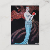 CARTE DE VISITE BEAUTÉ ET PHOENIX, DESIGNER MODE COMPOSÉ ARTISTE (Dos)