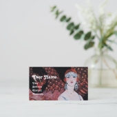 CARTE DE VISITE BEAUTÉ ET PHOENIX, DESIGNER MODE COMPOSÉ ARTISTE (Debout devant)