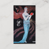 CARTE DE VISITE BEAUTÉ ET PHOENIX, DESIGNER MODE COMPOSÉ ARTISTE (Dos)
