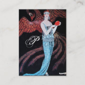 CARTE DE VISITE BEAUTÉ ET PHOENIX, DESIGNER MODE COMPOSÉ ARTISTE (Dos)