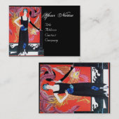 CARTE DE VISITE BEAUTÉ ET PHOENIX, DESIGNER MODE COMPOSÉ ARTISTE (Devant / Derrière)