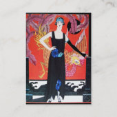 CARTE DE VISITE BEAUTÉ ET PHOENIX, DESIGNER MODE COMPOSÉ ARTISTE (Dos)