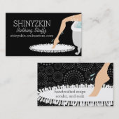 Carte De Visite Beauté faite maison de bain de baignoire de savon (Devant / Derrière)