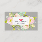 Carte De Visite Beauté florale moderne (Devant)