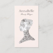 Carte De Visite Beauté florale unique (Devant)