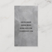 Carte De Visite Beauté | Logo Ciseaux et Cheveux (Dos)