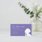 Carte De Visite Beauté moderne de maquilleur (Debout devant)