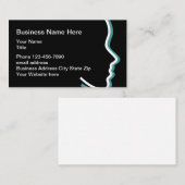 Carte De Visite Beauté moderne tendance Santé mentale (Devant / Derrière)