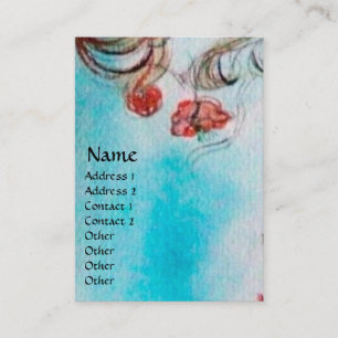 Carte De Visite Beauté orientale TURQUE de CONTE DE FÉES, mode,