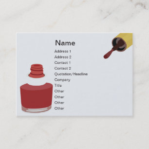 Carte De Visite Beauté - potelée