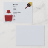 Carte De Visite Beauté - potelée (Devant / Derrière)