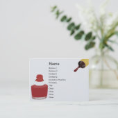 Carte De Visite Beauté - potelée (Debout devant)