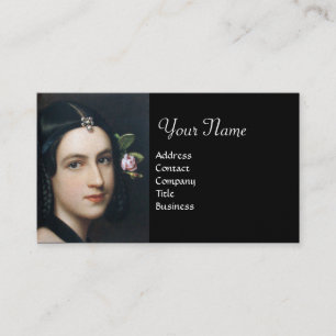 Carte De Visite BEAUTÉ ROMANTIQUE, Spa de salon, Artiste de maquil