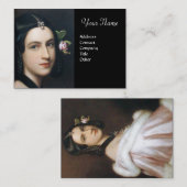 Carte De Visite BEAUTÉ ROMANTIQUE, Spa de salon, maquilleur (Devant / Derrière)