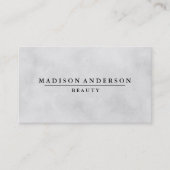 Carte De Visite Beauté simple et classique moderne (Devant)