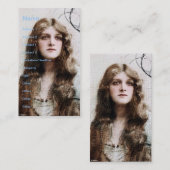 Carte De Visite Beauté vintage (Devant / Derrière)